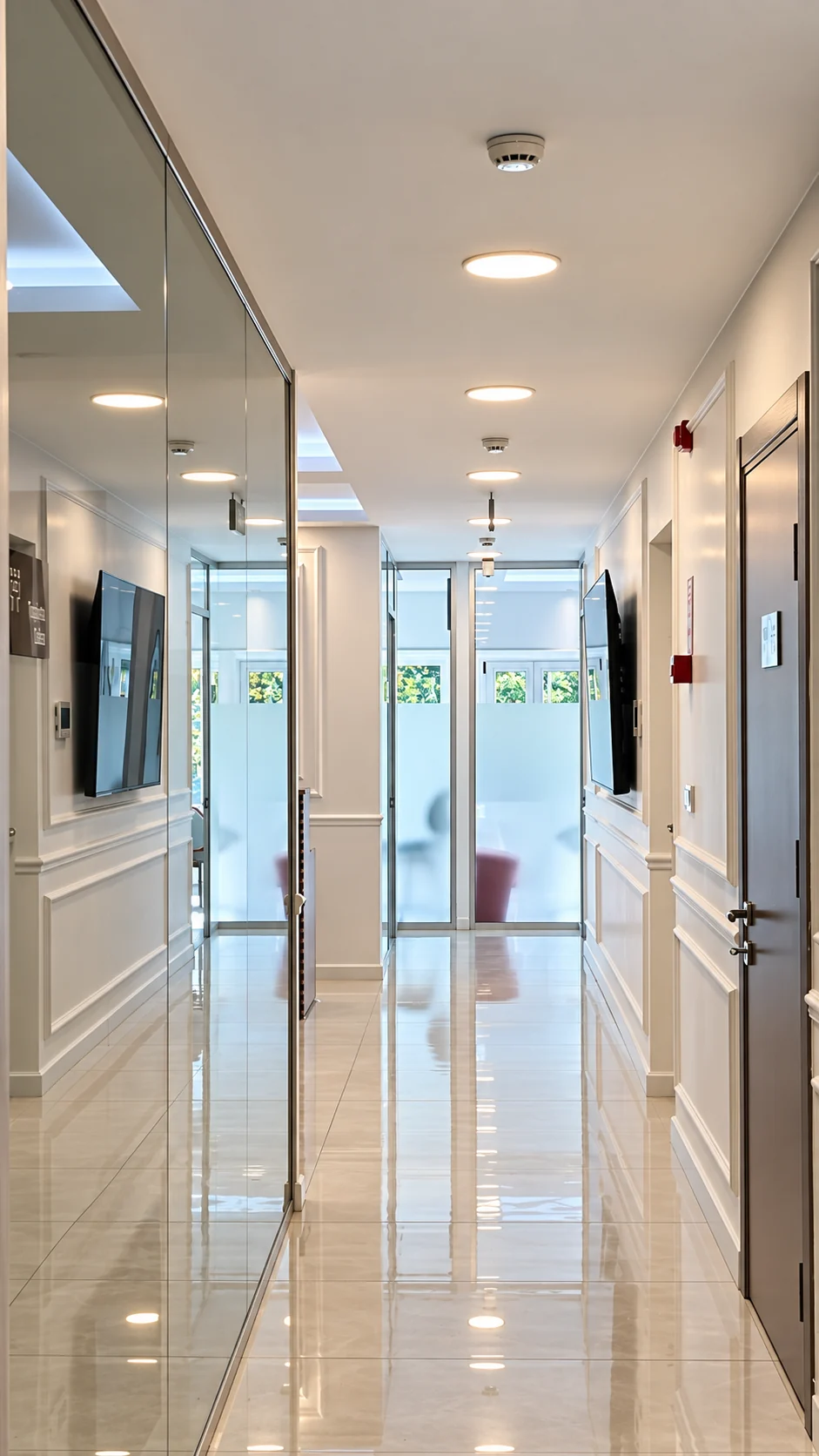 Interior corridor at the dental practice